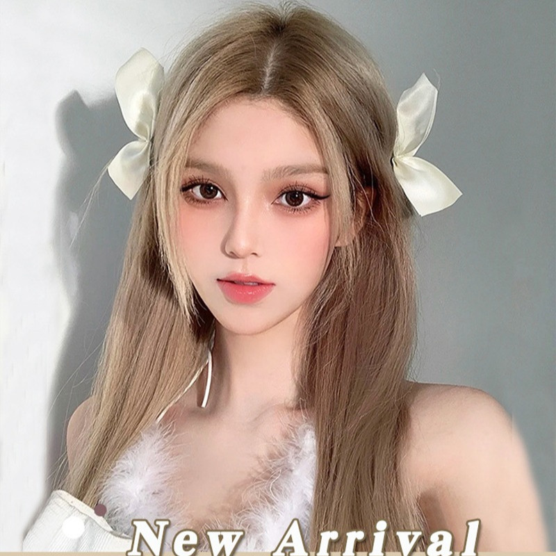 Kẹp tóc thời trang Y2K Hàn Quốc màu đen trắng đỏ với nơ vintage - Phù hợp cho tiệc tùng vàstyle INS