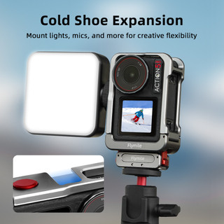 Dành Cho DJI OSMO ACTION 5 Pro / 4 / 3 Lồng Thỏ Camera Thể Thao Khung Bảo Vệ Kim Loại Phụ Kiện Mở Rộng