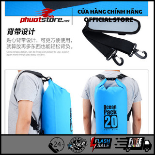 Túi Khô Chống Nước Đi Biển Ocean Pack Loại to 15L- 20L- 30L