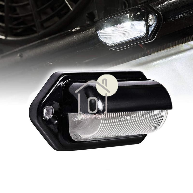 [dgzqbyc] Đèn LED biển số chống nước Đèn đuôi biển số cho xe kéo, RV, xe tải, thuyền