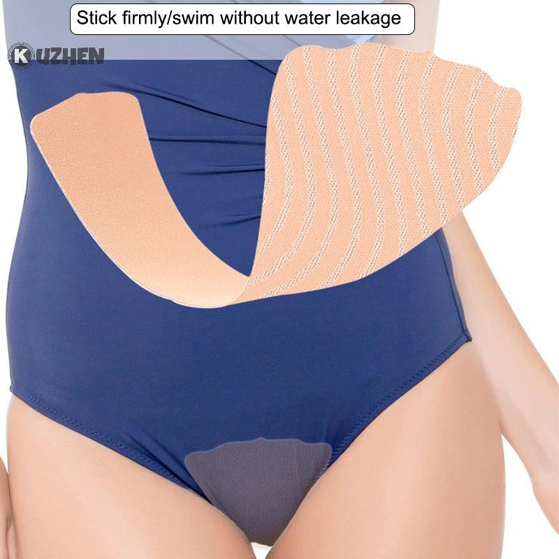 KUZHEN Camel Ngón Chân Che Khuyết Điểm Có Thể Tái Sử Dụng Traceless Vô Hình Dính Dành Cho Nữ Quần Legging Đồ Bơi Activewear Chống Thấm Nước Bao Pad HOT