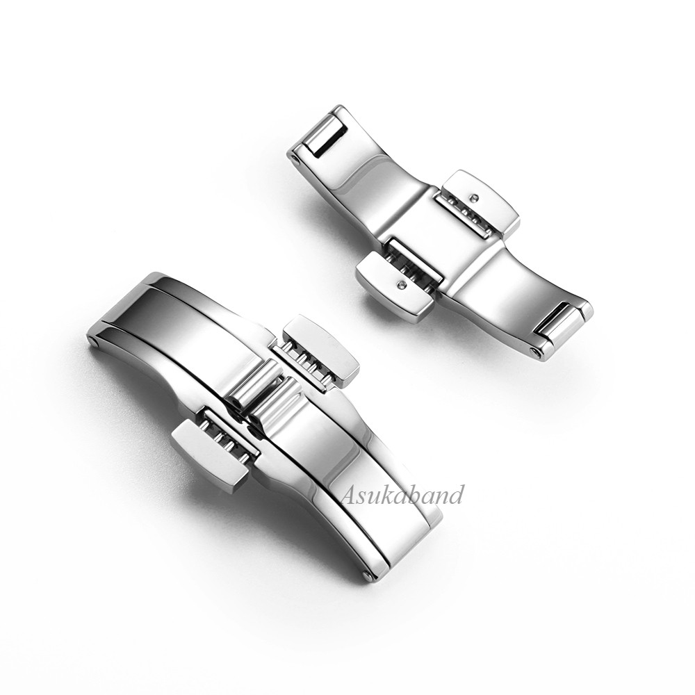 Bấm Đôi Bướm Khóa Cho Tissot T1853 Dây Đeo Đồng Hồ Phụ Kiện Thép Không Gỉ