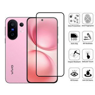Kính cường lực bảo vệ màn hình Vivo X200 FE 5G 2 trong 1 cho Vivo X200 Pro 5G Phim bảo vệ kính chống va đập & Phim ống kính máy ảnh