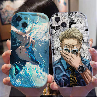 Ốp Lưng Cho OPPO A79 A2 A3 PRO 5G A38 A18 A16 A16S A17 A96 A76 A72 A53 A31 A5 A9 2020 A54 A57 A58 2022 F11 F9 Realme 12 Plus Anime Hoạt Hình Jujutsu Kaisen Gojo Satoru Ốp Điện Thoại