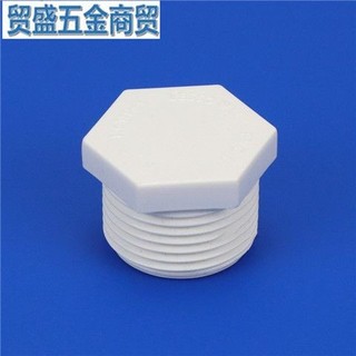 Sanchenhl1314 PVC Ren Cắm PVC Cấp Nước Phụ Kiện Ống Nhựa Trắng UPVC Cắm Chủ Đề Nắp Cắm Ngoài Chủ Đề Cắm