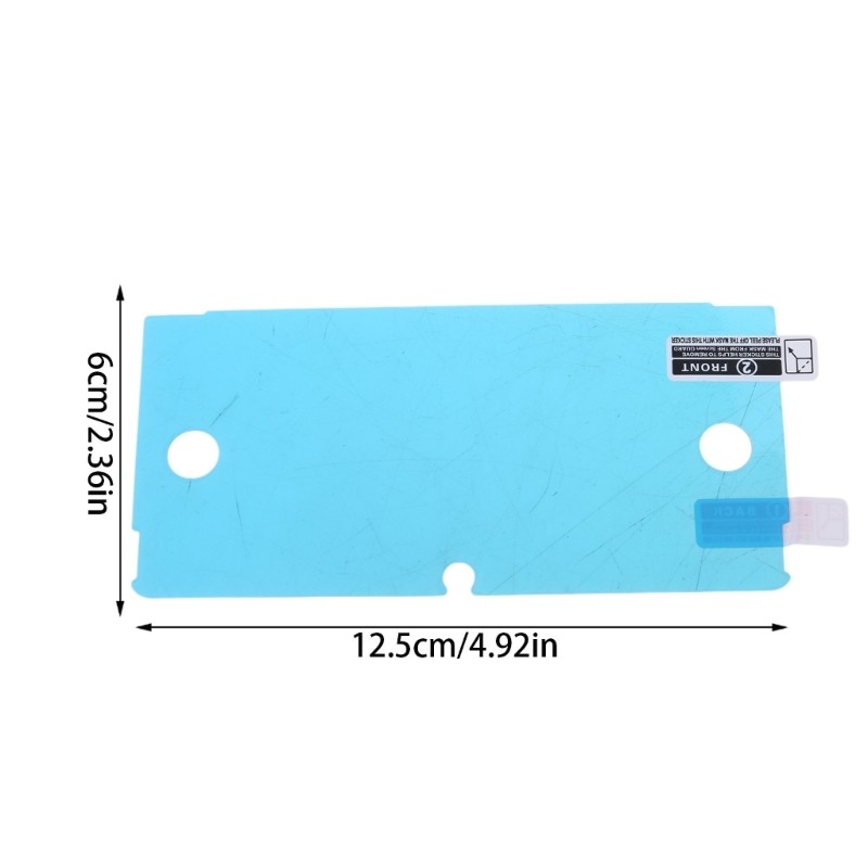 2pcs Screen Protector for 3DS Game Console Explosionproof Film Scratchproof
