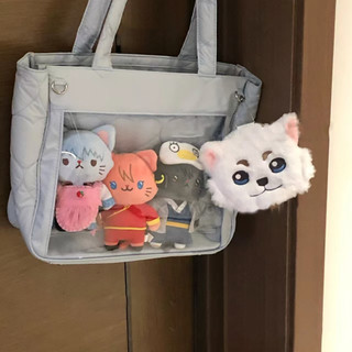 Gan Dễ Thương Gintama Sadaharu Sang Trọng Ví Đựng Tiền Xu Quà Tặng Cho Bạn Gái Túi Bảo Quản Ba Lô Trang Trí Móc Khóa yu