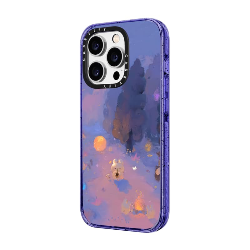 Casetify X Giai Điệu Biển Peri Tím Hút Từ Tính Cứng Acrylic Ốp Lưng Cho Apple IPhone 12 13 14 15 16 Pro Max Plus Có Hộp