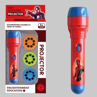Spiderman Kids Torch, 12cm Night Light Plastic Big Torch Bright LED Flashlight
