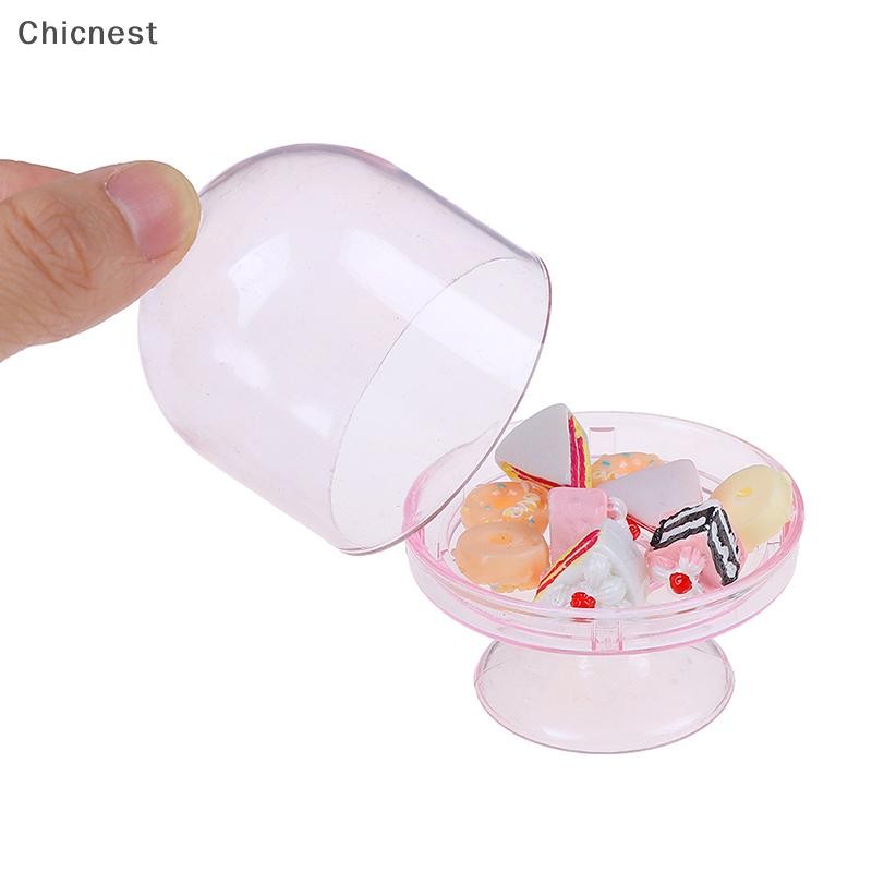 [Chc] 1 / 12 nhà búp bê thu nhỏ lọ mô phỏng phụ kiện đồ chơi mô hình món tráng miệng [VN]