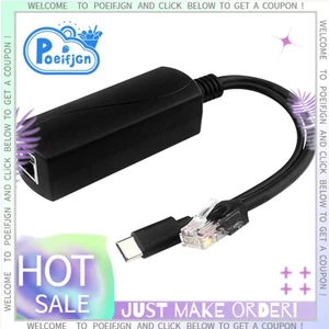 Bộ chia Gigabit POE 5V3A 1000Mbps Type-C Power over Ethernet cho CISCO cho HUAWEI cho Camera IP cho Raspberry Pi 4 Bền Dễ sử dụng