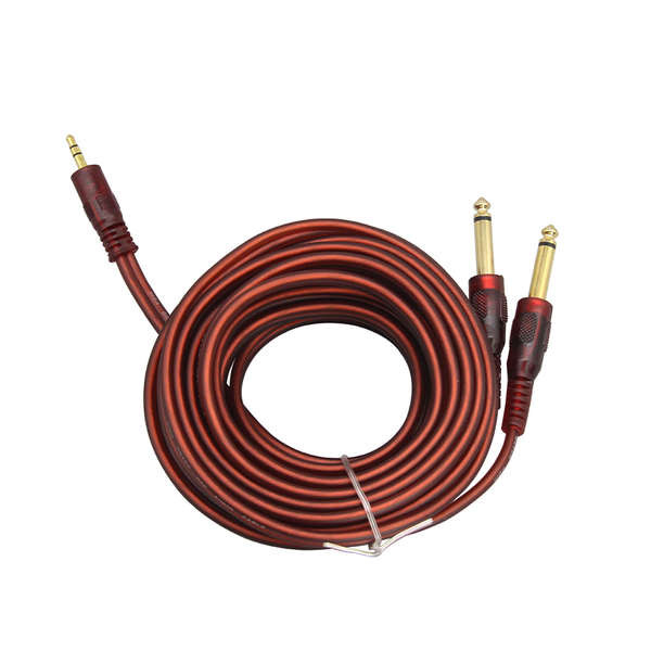 3.5 Xoay Kép 6.5 Mm Nam Đến Nam Kênh Kép Một Điểm Hai Cáp Âm Thanh Điện Thoại Di Động Kết Nối Máy Tính Trạm Trộn Bàn Phím Điện Tử Cáp
