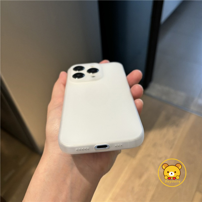 Ốp Điện Thoại Sương Mù Băng Cho Realme Neo7 SE Neo7X Narzo 60 Pro Q3S Q3T 5G 4G Vỏ Dễ Thương Đơn Giản Chống Sốc Matte Mềm Mờ Mặt Sau Mờ