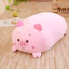 PS1 Nằm Lợn Mèo Động Vật Sang Trọng Búp Bê Nhồi Bông Đồ Chơi Đệm Huggable Ném Gối Dễ Thương Trẻ Em Quà Tặng SP1