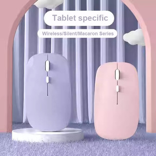 Chuột Bluetooth 5.0 Không Dây Cho Máy Tính Bảng Laptop Máy Tính Mini Siêu Mỏng Chuột Không Dây Sạc 2.4GHz Tắt Tiếng Nút