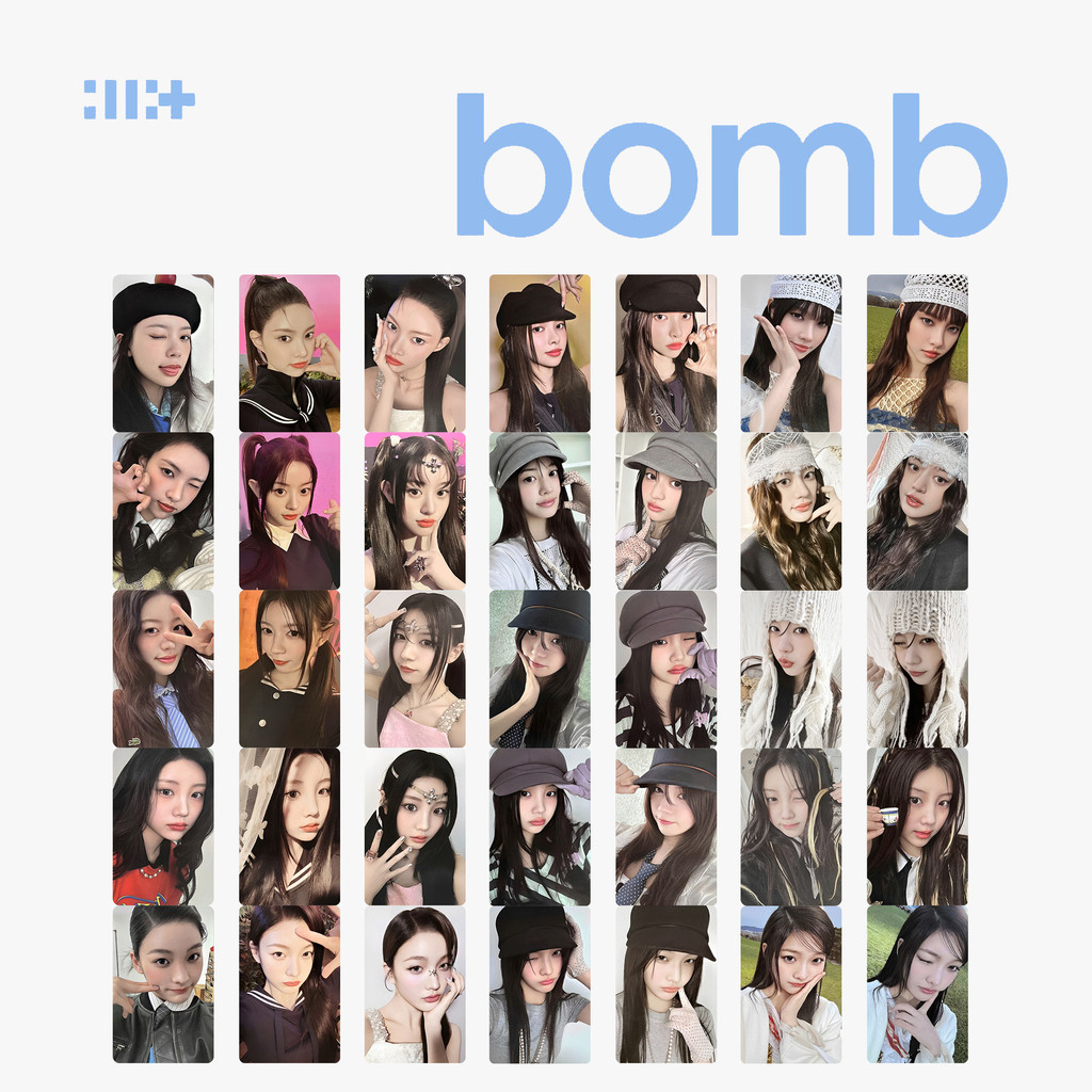 ILLIT Bomb GLLIT THÀNH VIÊN Thẻ Lomo LIGHT STICK Acrylic Móc Khóa