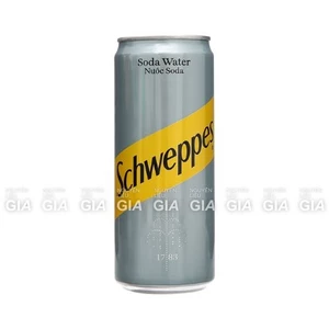 Soda Schweppes không đường lon 330ml - dùng pha chế