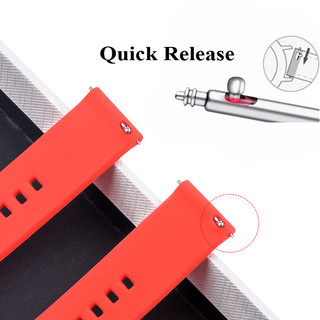 Dây đeo đồng hồ silicon phát hành nhanh 18 / 19 / 20 / 21 / 22mm Dây đeo đồng hồ cao su chống nước cho dây đeo đồng hồ thông minh thay thế nam nữ Dây đeo cổ tay thể thao Sọc