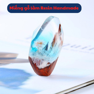 Gỗ Hương 4x4x12cm, miếng gỗ làm Resin Handmade, trang trí decor, ốp tường, kê chân tủ giường
