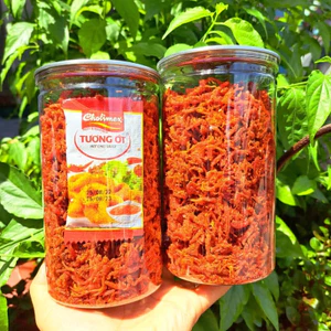 1KG_Khô bò xé sợi mềm cay, 100% từ thịt bò tươi đậm đà gia vị