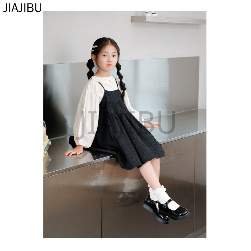 Giày Da Cosplay Mũi Tròn Chống Trượt Phong Cách Anh Quốc Giày Trẻ Em Thời Trang Korean Fashion Casual Platform Mary Jane Shoes Giày Đi Học Màu Đen Cute Girls Beige Soft-soled Doll Shoes Giày Lolita Phong Cách Công Chúa Nhật Bản Giày Khiêu Vũ Giày Búp Bê