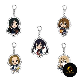 [Interlayer] Móc khóa acrylic hình truyện tranh K-ON! Hirasawa Yui, Tiananaka Ritsu, Kotobuki Tsubaki