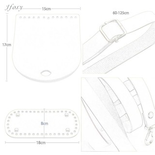 Jfory Móc Túi Đế Dưới Da PU Có Thể Điều Chỉnh Dây Đeo Vai DIY Túi Dây Đeo Bộ Cho Túi Đeo Ngang Túi Xách Ví Tote Handmade