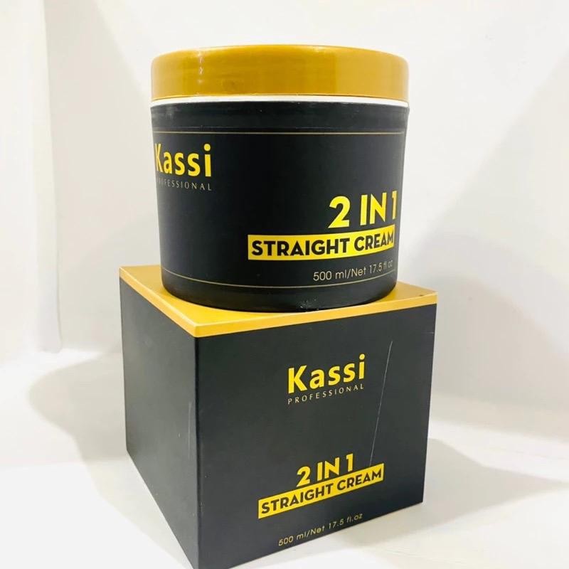 Kem duỗi tóc Kassi 2 in 1 500ml (không cần kem dập) rút ngắn thời gian ...