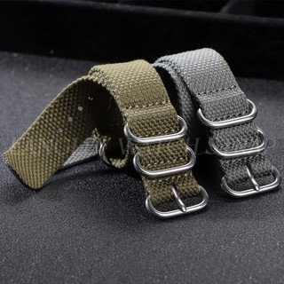 Dây đeo đồng hồ Nylon NATO tự nhiên Dây đeo đồng hồ bằng vải ZULU Dây đeo đồng hồ dệt 20mm 22mm Dây đeo đồng hồ mềm Flax Dây đeo thay thế Dây đeo cổ tay nam nữ Vòng đeo tay Khóa thép không gỉ