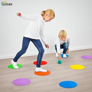 30 Chiếc Đánh Dấu Điểm Sàn Tròn Đĩa Phẳng Đánh Dấu Cho Trò Chơi Hoạt Động Thể Thao