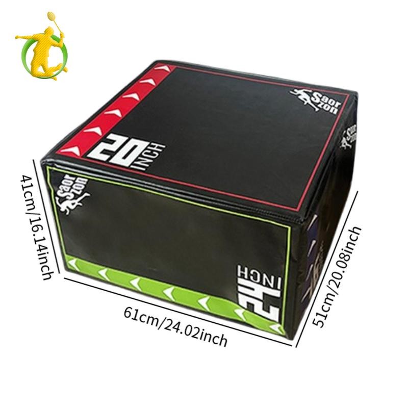 Hộp nhảy khí quyển mềm 3 trong 1 Hộp Plyo Hộp đa năng chống trượt
