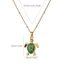 Vòng cổ Choker MERIGGIARE, Vòng cổ mặt dây chuyền rùa bằng thép không gỉ dễ thương, Vòng cổ chuỗi hạt hợp thời trang đặc biệt chất lượng cao Phụ kiện thông thường