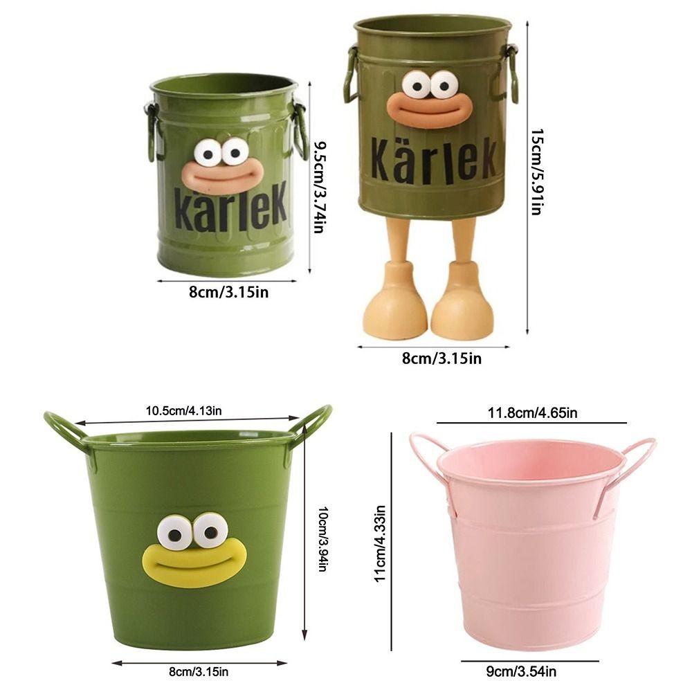 Hộp Đựng Bút Chì KEYRA, Phim Hoạt Hình DIY Bút Chì, Dung Tích Lớn Miệng Lớn Để Bàn Xô Lưu Trữ Học Sinh Văn Phòng Phẩm