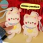 Sund Squeaky Kitten Sang Trọng Móc Khóa Hoạt Hình Búp Bê Nhồi Bông Móc Khóa Nữ Tính Dễ Thương Móc Khóa Túi Mặt Dây Chuyền Ba Lô Trang Trí Quà Tặng VN