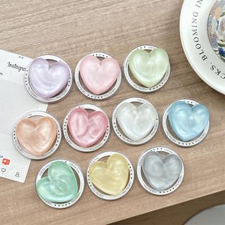 Sương Mù 3d Tình Yêu Tròn Từ Tính Giá Đỡ Điện Thoại Cho IPhone 16 15 14 13 12 Pro Max 14 Plus Có Thể Gập Lại Pop Ring Grip Co Giãn Để Bàn Đứng P3