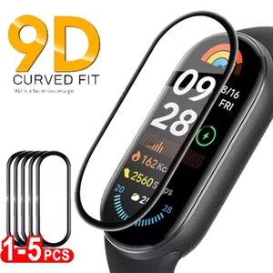 Bảo Vệ Màn Hình Cho Xiaomi Mi Band 10 / 9 / 8 9D Bảo Vệ Cong Ultra-HD Bảo Vệ Toàn Diện Chống Trầy Xước Phim Cho Xiaomi Band 10 9 8