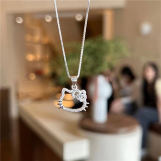 Mặt dây chuyền Vòng cổ dành cho nữ Thời trang Kitty Thiết kế Mặt dây chuyền Vòng cổ cho quà tặng ngày lễ kỷ niệm