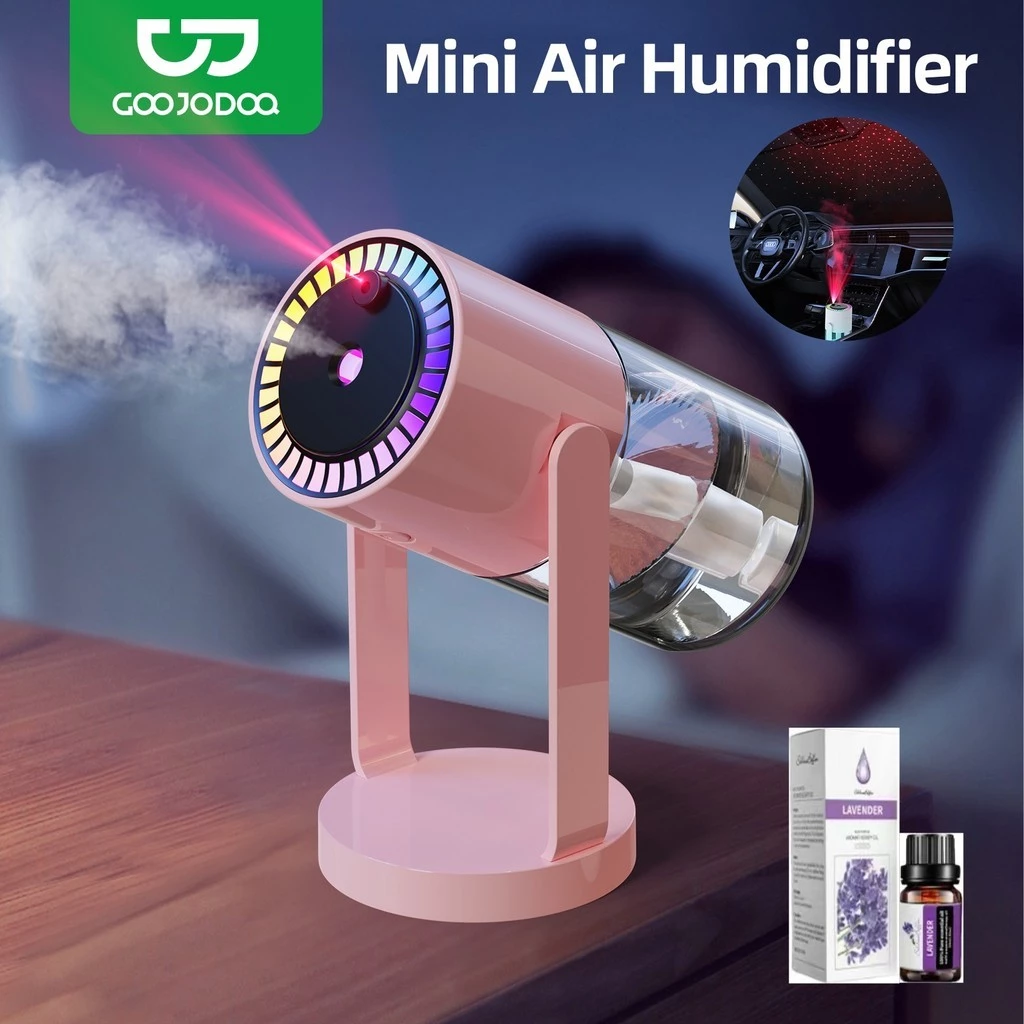 Máy tạo độ ẩm không khí GOOJODOQ 280ml có đèn LED