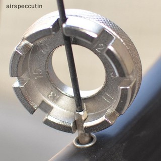 Airspecutin Nói Cờ Lê Núm Vú 8 Chiều Rãnh Xe Đạp Bánh Xe Điều Chỉnh Vành Đa Năng Sửa Chữa Công Cụ Chìa Khóa Xe Đạp Dụng Cụ Đi Xe Đạp EN