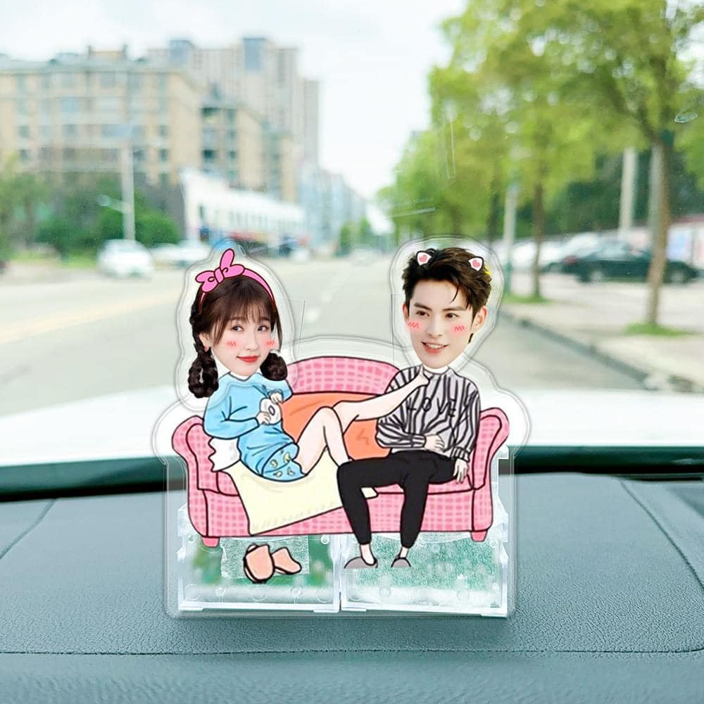 Standee Cặp đôi lắc đầu 2 động cơ - Quà tặng Sango