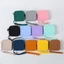 Túi du lịch AWNGD, Macaron Color Smooth Zipper Ví đựng tiền xu, Túi đựng tai nghe chống nước bằng silicon cổ điển dành cho học sinh