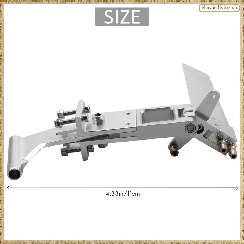 [K O G X] 1 Chiếc Bánh Lái Hút Nước Nhôm Hút Có Đuôi 4Mm Trục Chân Đế Cho CAT RC Jet Thuyền Phần