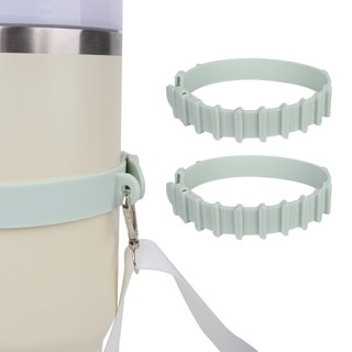 Dây đeo tay cầm cốc silicon có thể điều chỉnh - Hộp đựng co giãn cho cốc trà & cốc trà bong bóng, tay cầm chống trượt