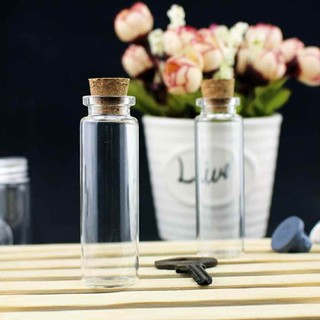 Lọ thủy tinh nhỏ nút bần ĐÁY 2.2/3CM - Chai thủy tinh nhỏ nắp gỗ mini ALINE