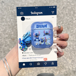 Stitch cho AirPods 1 / 2 3 Pro Pro2 pro3 Airpod4 Bộ tai nghe Vỏ bảo vệ Bluetooth không dây AirPods Pro i3 i4 pro3 Vỏ bảo vệ tai nghe
