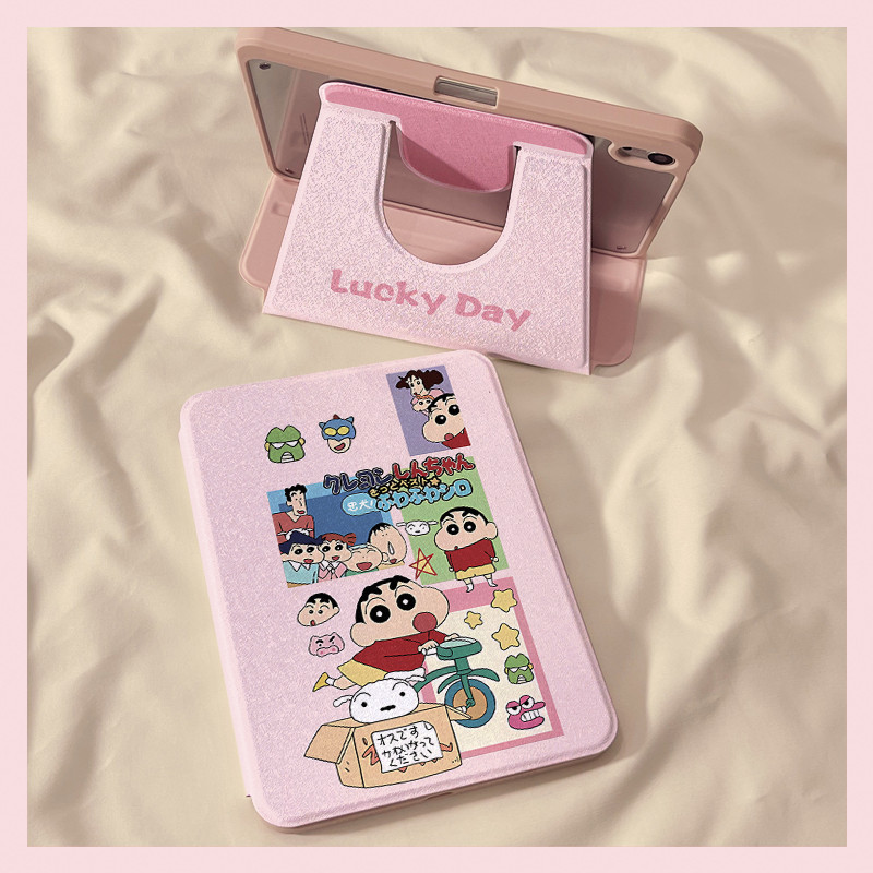 Ốp Lưng Máy Tính Bảng Cho Samsung Galaxy S10 FE + Tab A7 Lite 8.7inch S10ULTRA A9 + S7 + / S8 + / S7FE Tab S6 Lite 2024 S9 FE + Xoay Phim Hoạt Hình Dễ Thương Vỏ Bảo Vệ