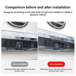 Camera lùi ô tô đa năng Che mưa Tấm chắn chống mưa chống nước có chất kết dính chắc chắn cho ES200 260 300H pomervn