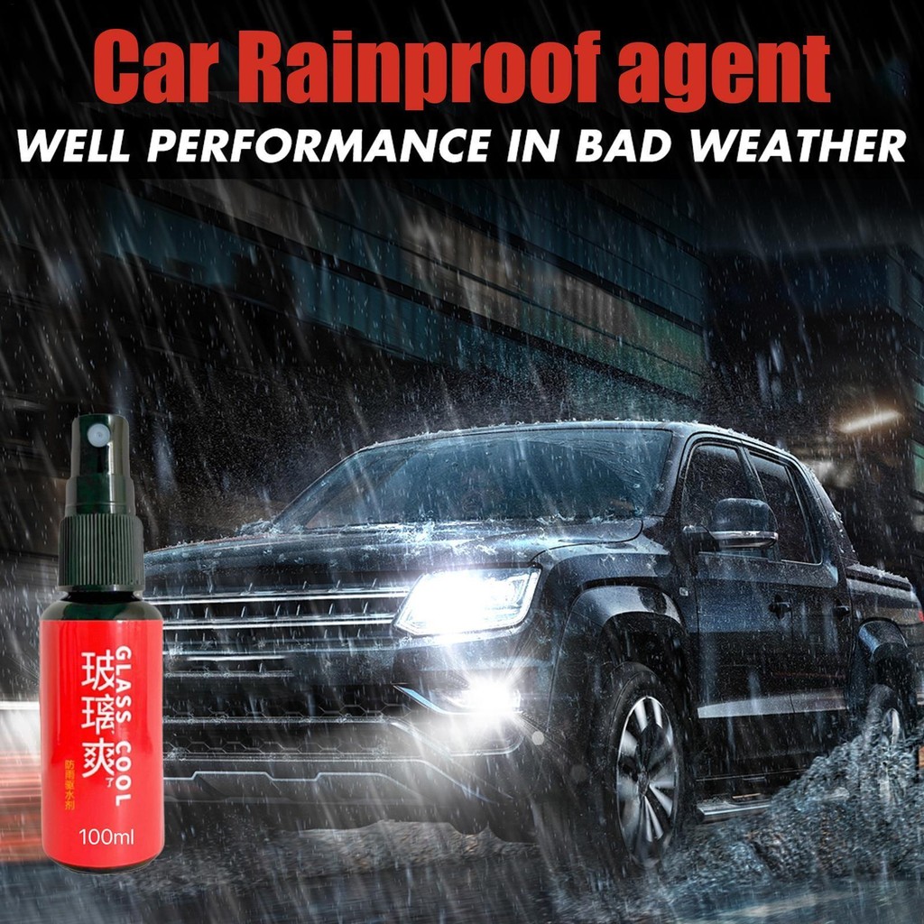 Xịt chống nước ô tô chất lượng cao Lớp phủ Nano Chất chống mưa cho gương chiếu hậu kính lâu trôi Chống mài mòn Tầm nhìn trong suốt pomervn