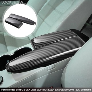 Lookshow 2 Cái / bộ Bảng Điều Khiển Trung Tâm Ô Tô Nắp Tay Hộp Viền Vỏ Bảo Vệ Cho Xe Mercedes Benz C E GLK Class W204 W212 2009-2013 Tay Lái Xe Trái K8O4