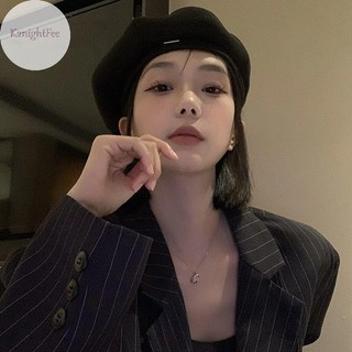 K2nightfee Màu Trơn Nữ Mũ Nồi Thời Trang Hàn Quốc Retro Hình Bát Giác Mũ Nữ Thanh Lịch Họa Sĩ Mũ Newsboy Beanie Bonnet VN